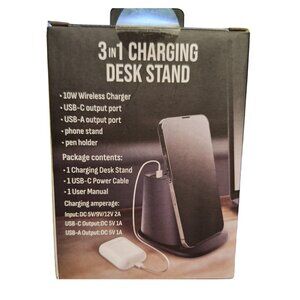 3 IN 1 CHARGING DESK STAND NEW